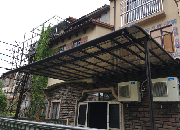 鋁合金R型雨棚