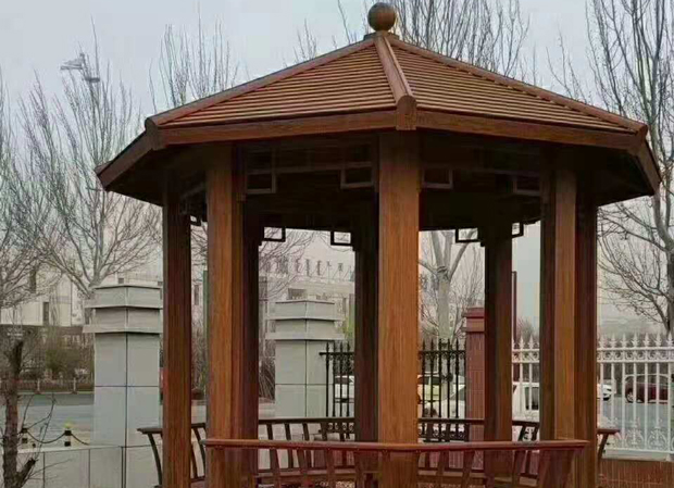 琉璃瓦涼亭