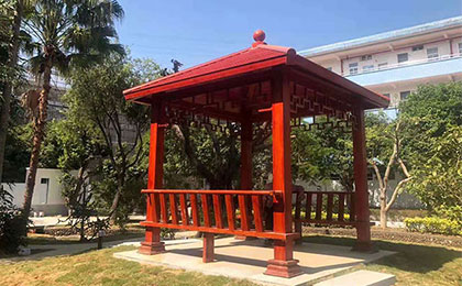 四角涼亭 古建